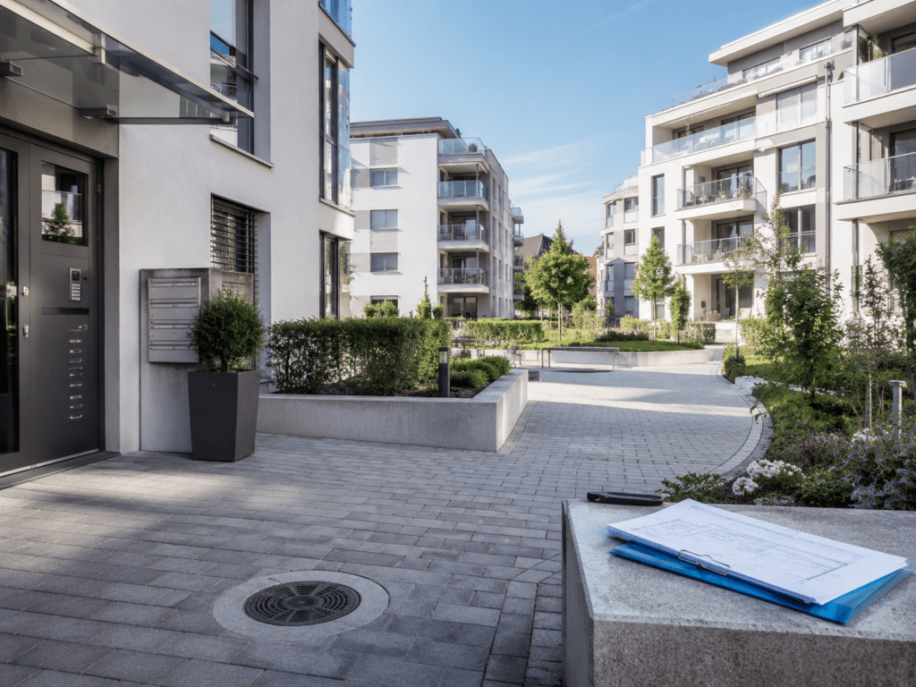Moderne Mehrfamilienhaus-Siedlung mit gepflegter Umgebung - St. Gallen